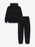 Ensemble sweat à capuche pantalon noir 2 - vertbaudet enfant 