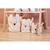 Set de 3 paniers de rangement teddy Blanc cassé+Neutre 1 - vertbaudet enfant 