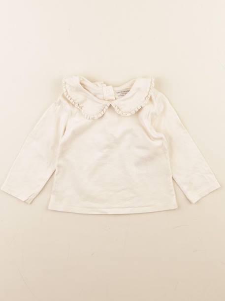 Tee-shirt - 12 mois Beige 1 - vertbaudet enfant 
