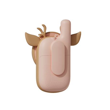 Zoo walkie talkie - cerf the zoofamily Brown 2 - vertbaudet enfant 