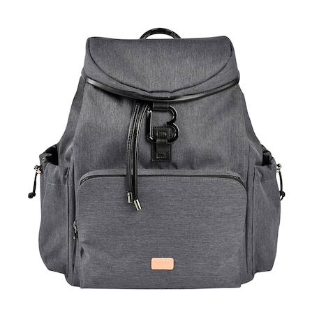 Sac à dos à langer grand volume 22 l vancouver Gris foncé 1 - vertbaudet enfant 