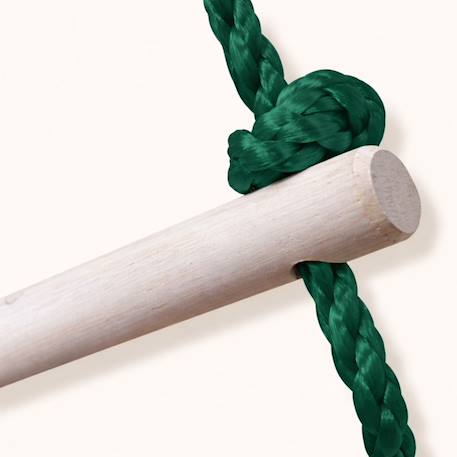 Échelle suspendue en bois pour portique Marron 5 - vertbaudet enfant 