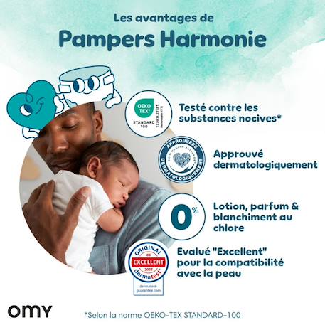 Harmonie, taille 5, 124 couches Blanc 3 - vertbaudet enfant 