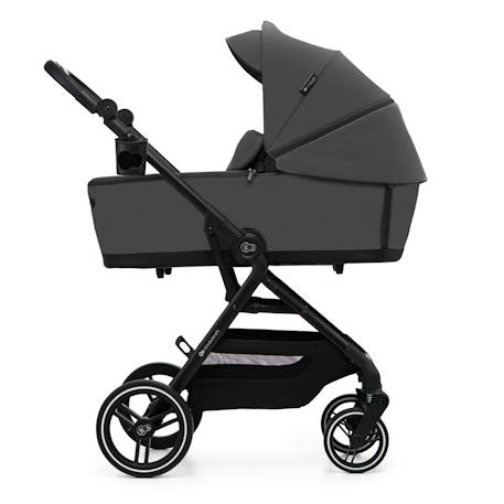 Poussette 3 en 1 avec nacelle, roues anti-crevaison et accessoires Gris clair+Vert 6 - vertbaudet enfant 