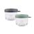 Lot de 2 portions repas en verre 150 ml Minéral / vert sauge 1 - vertbaudet enfant 