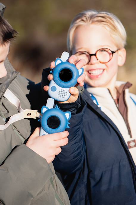 Zoo walkie talkie - raton laveur the zoofamily Blue 4 - vertbaudet enfant 