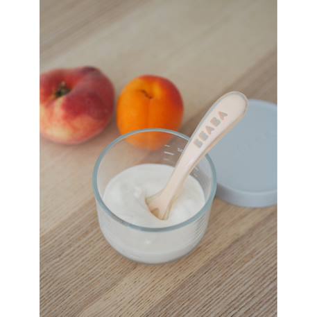Cuillère 2ème âge en silicone Barbe à papa+Bleu 4 - vertbaudet enfant 