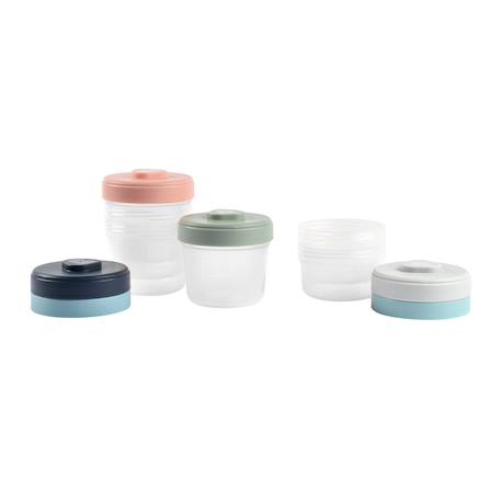 Lot de 6 portions clip 2ème âge assortiment Multicolore+Tempête/eucalyptus 7 - vertbaudet enfant 