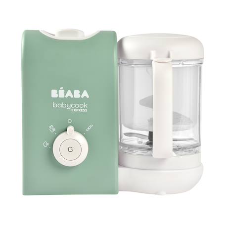 Robot cuiseur 4 en 1 cuisson express 15 min babycook express Vert sauge 1 - vertbaudet enfant 