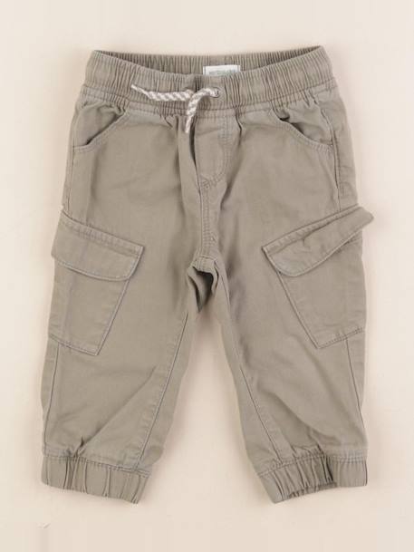 Pantalon - 12 mois Vert 1 - vertbaudet enfant 