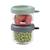 Lot de 2 portions repas en verre 150 ml Minéral / vert sauge 3 - vertbaudet enfant 