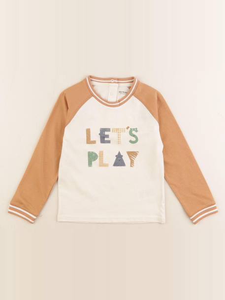 Tee-shirt - 36 mois Marron 1 - vertbaudet enfant 