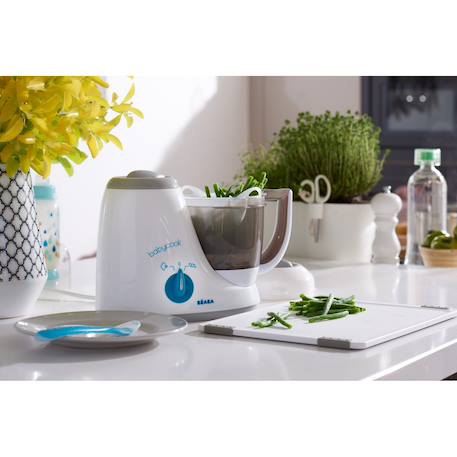 Robot cuiseur 4 en 1 contenance 800 ml babycook original Gris bleu 3 - vertbaudet enfant 
