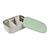 Boîte à repas en inox et silicone Gris velours / rose poudrée+Gris velours / vert sauge 12 - vertbaudet enfant 