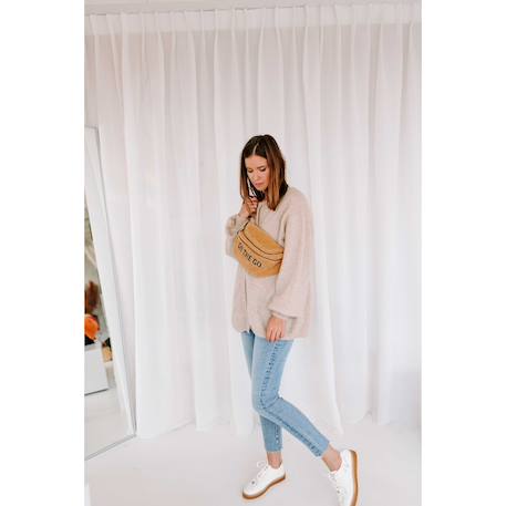 Sac banane Teddy blanc cassé+Teddy marron 9 - vertbaudet enfant 