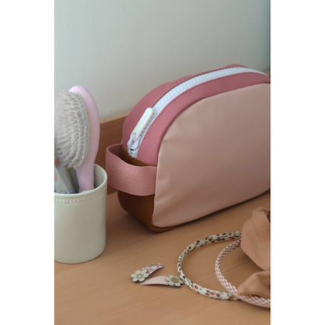 Trousse de toilette faro Bleu nuit+Matcha latte+Rose poudrée 16 - vertbaudet enfant 