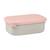 Boîte à repas en inox et silicone Gris velours / rose poudrée+Gris velours / vert sauge 1 - vertbaudet enfant 