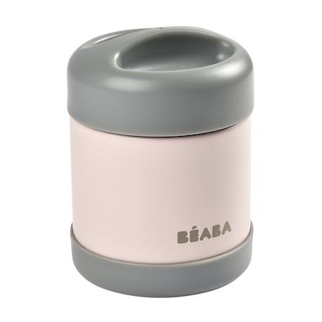 Portion inox isotherme 300 ml Brume claire+Gris minéral/vert+Rose clair 17 - vertbaudet enfant 