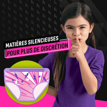 Ninjamas pyjama pants fille, 54 sous-vêtement de nuit, 8-12 ans. Paquet 1 mois Multicouleur 3 - vertbaudet enfant 