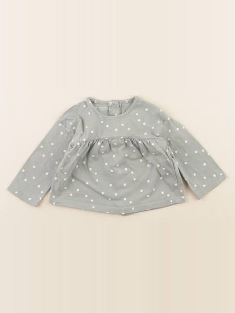 Tee-shirt - 3 mois Vert 1 - vertbaudet enfant 