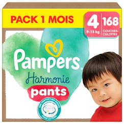 -Harmonie pants taille 4, 168 couches-culottes, 9kg - 15kg