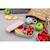Boîte à repas en inox et silicone Gris velours / rose poudrée+Gris velours / vert sauge 2 - vertbaudet enfant 