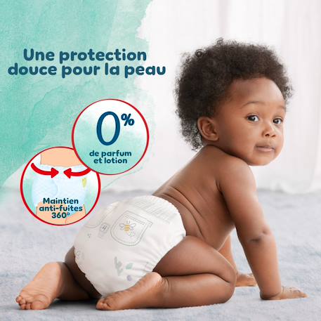 Harmonie pants taille 5, 144 couches-culottes, 12kg - 17kg pack 1 mois Blanc 4 - vertbaudet enfant 