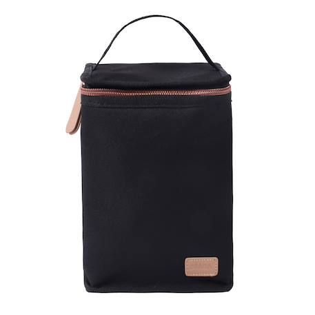 Pochette repas isotherme 2,8 l Léopard+Noir /or rose 7 - vertbaudet enfant 