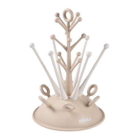 Egoutte biberons arbre grande capacité 6 biberons Gris+Terre argile 5 - vertbaudet enfant 