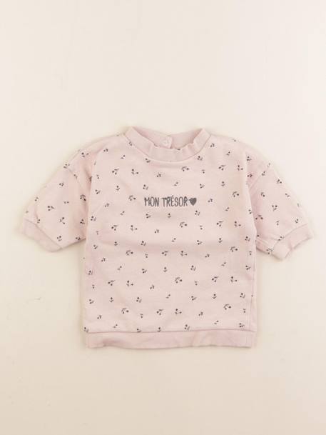 Sweat - 3 mois Rose 1 - vertbaudet enfant 