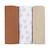 Lot de 3 langes en coton Cygne rose gris+Hérisson / marron+Jurassique / vert 6 - vertbaudet enfant 