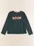 Tee-shirt velours - 12 ans Vert 1 - vertbaudet enfant 