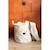 Panier de rangement 40x40x40 cm teddy Blanc cassé+Neutre 2 - vertbaudet enfant 