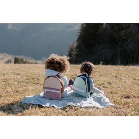 Sac à dos 7,5l pour enfant faro Matcha latte+Rose poudrée+Vert-de-gris 12 - vertbaudet enfant 