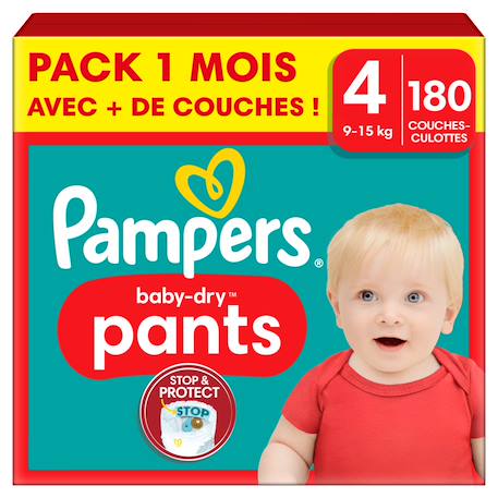 180 couches-culottes baby-dry, taille 4, 9-15 kg Blanc 1 - vertbaudet enfant 