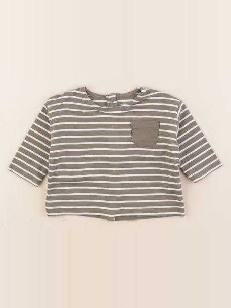 Tee-shirt - 6 mois Vert 1 - vertbaudet enfant 