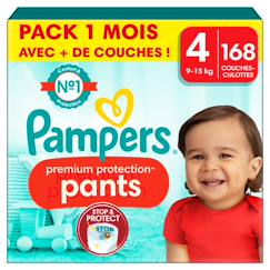 Puériculture-168 couches-culottes premium protection, taille 4, 9-15 kg