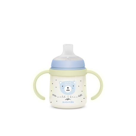 Biberon à anses phosphorescentes +6mois 150ml Wild & free bleu+Wild & free gris 5 - vertbaudet enfant 