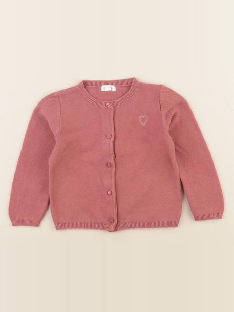 Gilet - 12 mois Rose 1 - vertbaudet enfant 