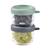 Lot de 2 portions repas en verre 150 ml Minéral / vert sauge 4 - vertbaudet enfant 