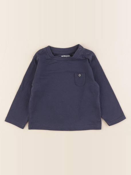 Tee-shirt - 9 mois Bleu 1 - vertbaudet enfant 