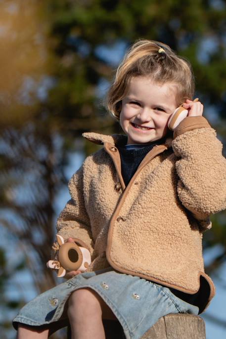 Zoo walkie talkie - cerf the zoofamily Brown 5 - vertbaudet enfant 