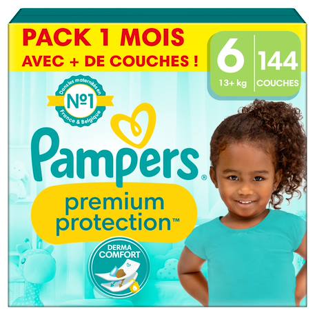 144 couches premium protection taille 6, 13kg +, Blanc 1 - vertbaudet enfant 