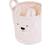 Panier de rangement 40x40x40 cm teddy Blanc cassé+Neutre 4 - vertbaudet enfant 