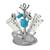 Egoutte biberons arbre grande capacité 6 biberons Gris+Terre argile 3 - vertbaudet enfant 