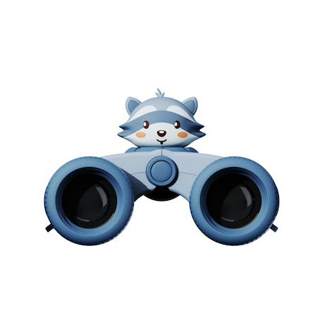 Jumelles raton laveur Blue 1 - vertbaudet enfant 