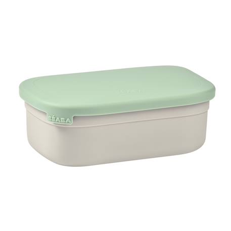 Boîte à repas en inox et silicone Gris velours / rose poudrée+Gris velours / vert sauge 7 - vertbaudet enfant 