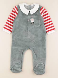 Seconde main-Fille-Pyjama velours - 6 mois
