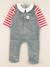 Pyjama velours - 6 mois Vert 1 - vertbaudet enfant 