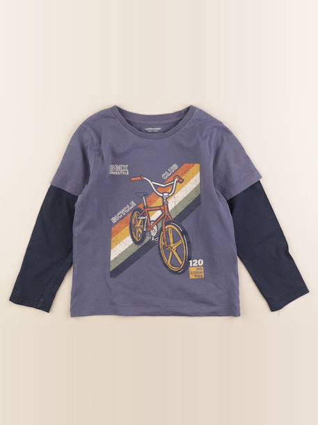 Tee-shirt - 6 ans Bleu 1 - vertbaudet enfant 
